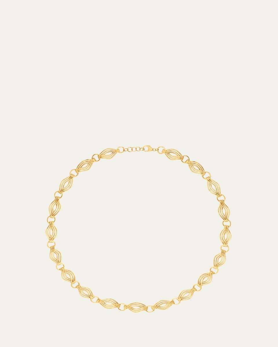 18K Yellow Gold Terra Nova Link Necklace, 16"